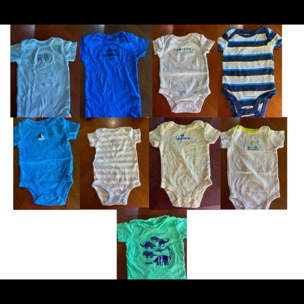 Boys onesies and shirt
